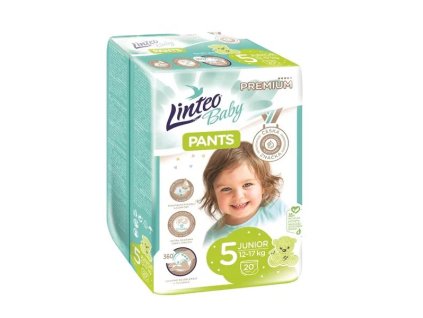 Linteo Baby Premium PANTS 5 Junior, 12 17 kg, 20ks