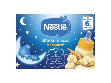 Mlieko s roztlačeným banánom