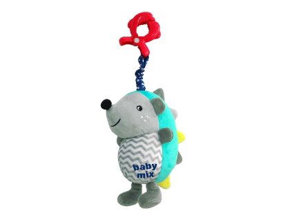 Baby Mix Detská plyšová hračka s hracím strojčekom Ježko