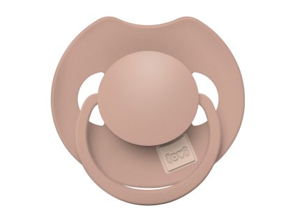 LOVI Dynamický silikónový cumlík PRIME 0 6m Blush
