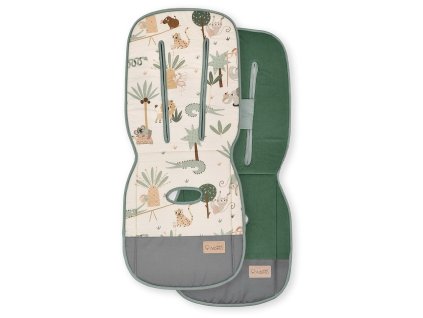 ALBERO MIO Vložka do kočíka LUX Tropical fun
