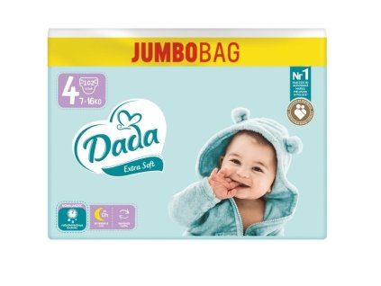 Dada JUMBOBAG extra soft 4 MAXI, 7-16kg, 102ks