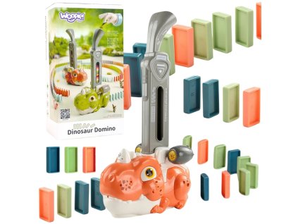 WOOPIE Elektrická lokomotíva Dinosaurus na stavbu domina