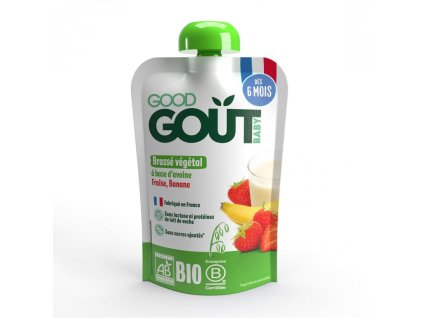 Good Gout BIO Ovsený dezert s jahodou a banánom (90 g)