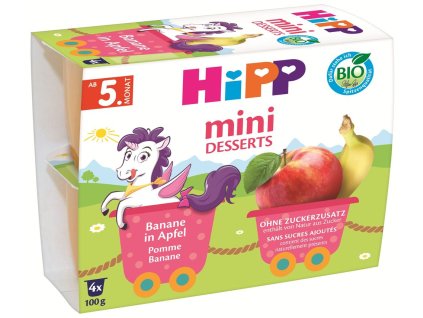 38563 1 hipp bio jablka s banany 4x100g