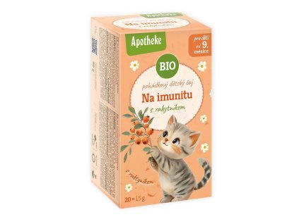 Apotheke BIO čaj detský Na imunitu s rakytníkom 20x1,5g