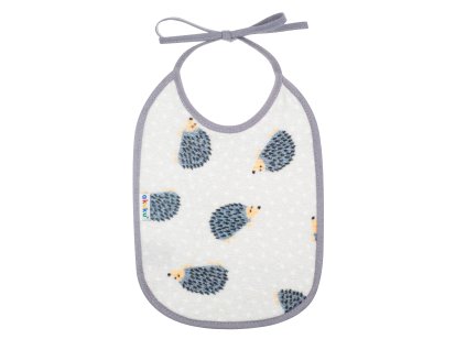 Akuku Vodeodolný froté podbradník Ježkovia