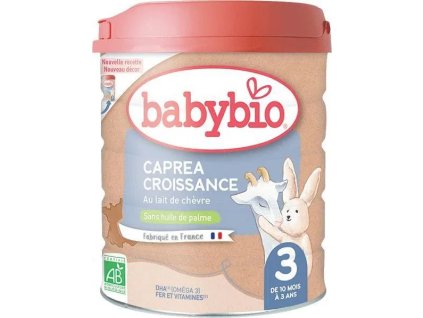 BABYBIO Caprea 3 batoľacie kozie BIO mlieko, 800g