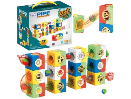 WOOPIE Guľôčková dráha 3D kocky