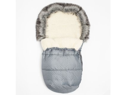New Baby Zimný fusak Lux Wool graphite