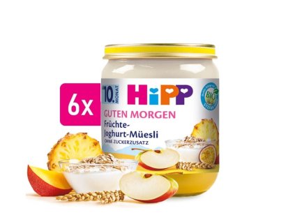 HiPP BIO Müsli s ovocem a jogurtem 6x160g