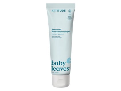 ATTITUDE Detská pena do kúpeľa Baby leaves s vôňou Good night 240ml