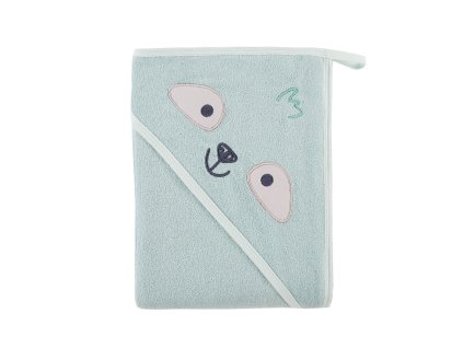 Eevi Froté uterák s kapucňou MELLOW 100x100cm mätová