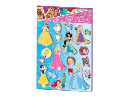Súprava nálepiek 6 listov Disney Princezné