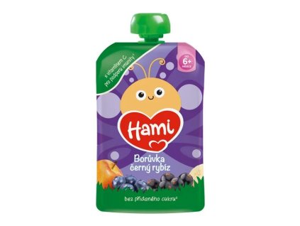 HAMI kapsička Čučoriedka, čierne ríbezle 100g