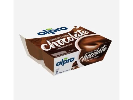 ALPRO Sójový Dezert S Príchuťou Tmavej Čokolády 4x125g 1