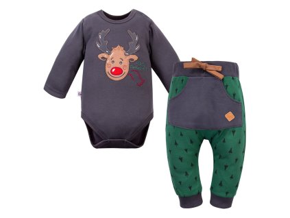 Dojčenská súprava Hi Reindeer zelená 1