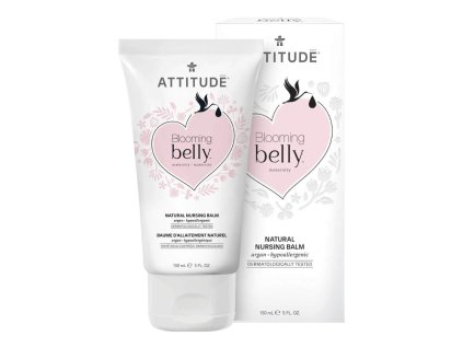 Prírodný krém na bradavky ATTITUDE Blooming Belly s arganom 150 ml