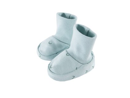 Dojčenské capáčky potlač mätové