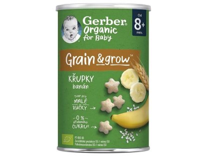 GERBER Organic chrumky banánovej 35 g