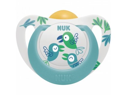 NUK cumlík Star Latexový cumlík 6 18m zelený
