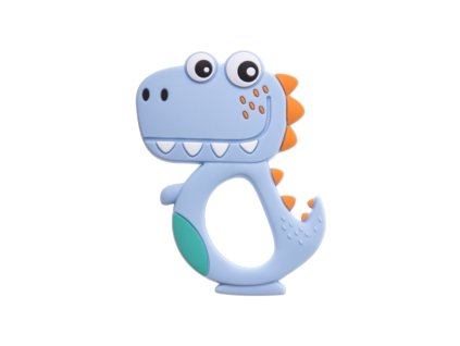 Akuku Silikónové hryzátko Dinosaurus