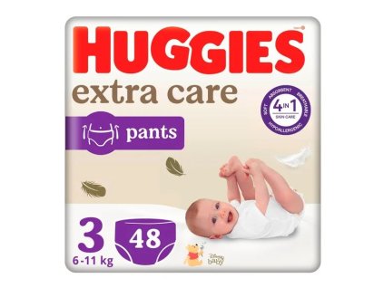 HUGGIES Extra Care Pants 3, 6 11 kg, 48 ks