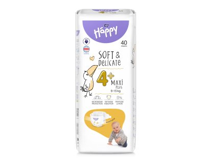 Bella Happy 4+ Maxi Plus 9 15kg, 40ks (1)