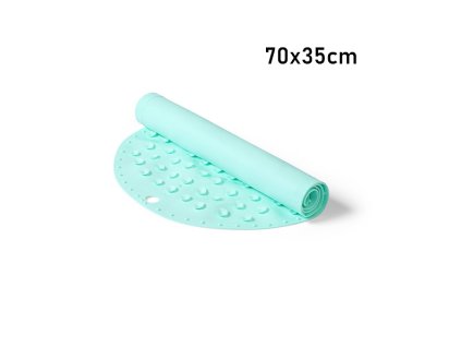 BabyOno Protišmyková podložka do vane 70x35cm zelená