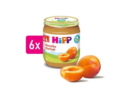 HiPP Bio marhule 6x125g