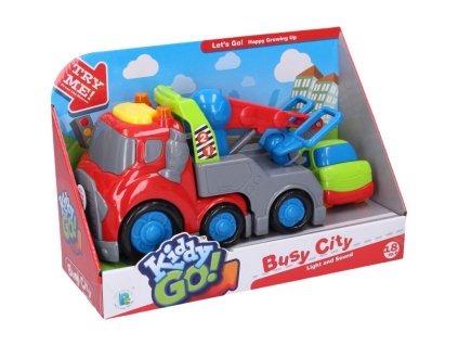 Kiddy Auto odťahovka s efektmi 19,5 cm auto 6,5 cm
