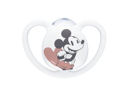 NUK Cumlík Space Disney Mickey Mouse 6-18m - biela