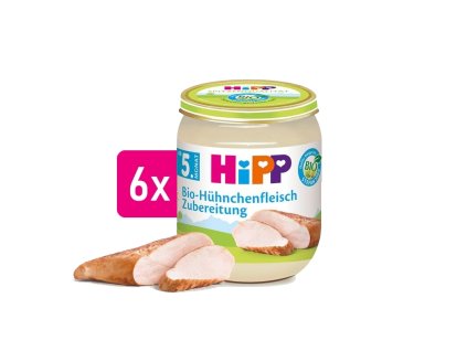 HiPP BIO Kuracie mäso 6x125g