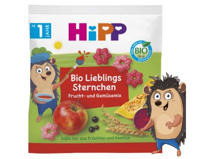 HiPP BIO Obilné chrumky s jablkom, mrkvou, tekvicou a repou 30g 1