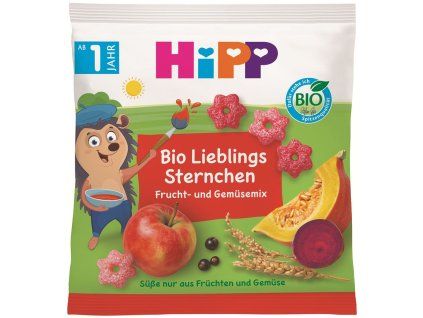 HiPP BIO Cereálne chrumky s jablkom, mrkvou, tekvicou a repou 30g 2