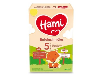 HAMI 5 Batoľacie mlieko 600g