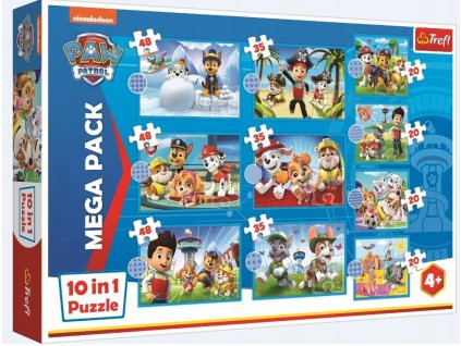 TREFL Puzzle 10v1 Paw patrol Spoľahlivý tím
