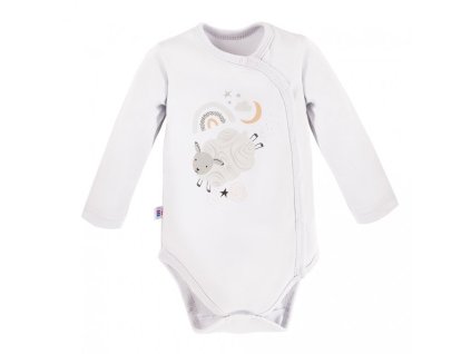 Body s dlhými rukávmi MELLOW white