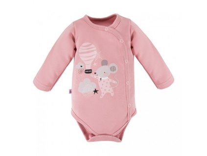 Body s dlhými rukávmi MELLOW pink