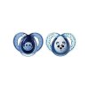 Tommee Tippee Cumlík Any Time 6 18 mesiacov, silikónový (2ks) Panda modrá 1