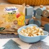 Sunar BIO detské chrumky mix príchutí mango a jahoda 10m+, 10x18g