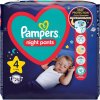 Pampers nohavičkové plienky Nights S4 25ks. 9 15kg 2