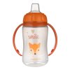 Canpol babies CUTE ANIMALS tréningový hrnček so silikónovým pítkom 320ml fox 1