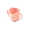 BabyOno Ergonomický hrnček s uškami 120ml lososová
