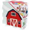 SMILY PLAY Penové puzzle podložka Farma (9ks) 2