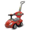 Baby Mix Detské odrážadlo 3v1 Mega Car s vodiacou tyčou červené