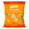 SMILEAT BIO kukuričné chrumky ovos, mrkva s panenským olivovým olejom a vitamínom B1 (4x12g) 1