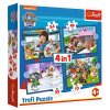 TREFL Puzzle 4v1 Paw patrol Psie záležitosti