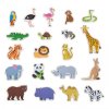Viga Dřevěné magnety Divoká zvířata 3