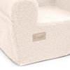 ALBERO MIO Detské kreslo COTTON MUSLIN & BOUCLE vanilka 4